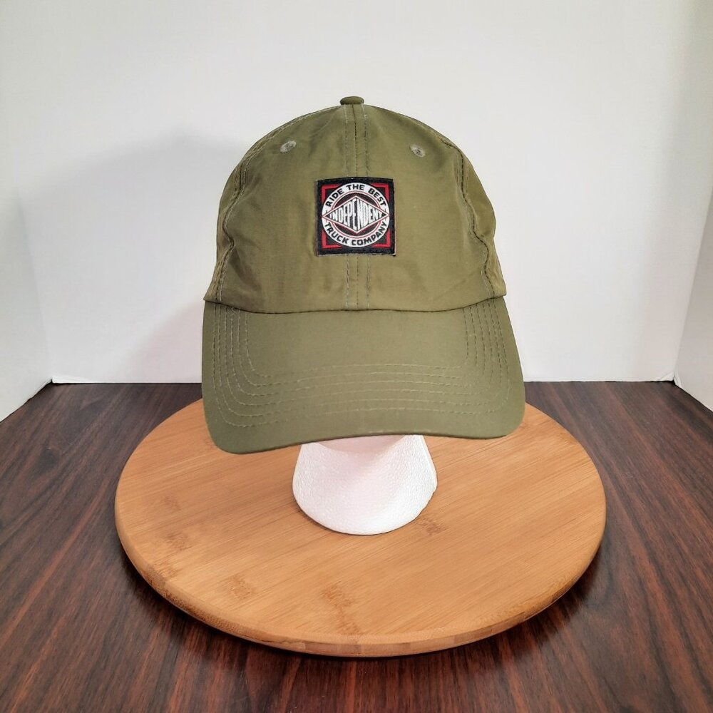 Independent Truck Company Hat Olive Army Green Snapback Cap Ride The Best Patch